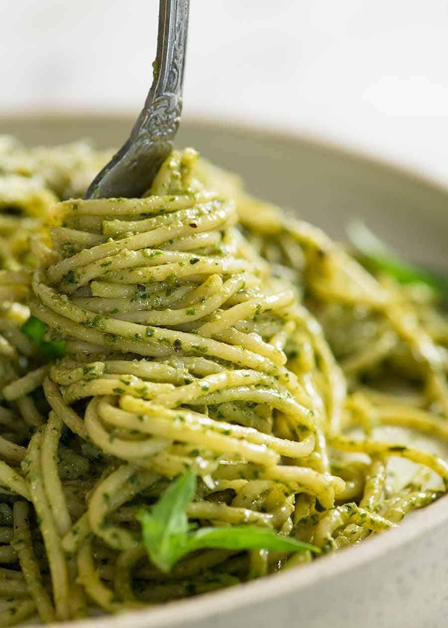 Deliciously Simple Pesto Pasta Recipe Deliciously Simple Pesto Pasta Recipe