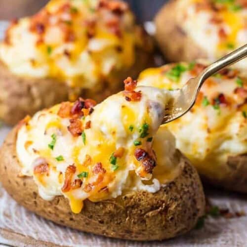 Deliciously Cheesy Ham-Stuffed Potatoes Recipe