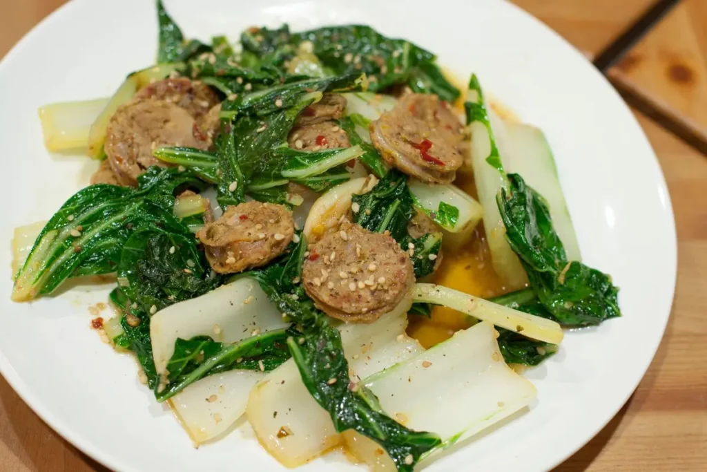 Sizzling Sausage and Bok Choy Stir-Fry: A Quick & Flavorful Weeknight Dinner