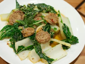 Sizzling Sausage and Bok Choy Stir-Fry: A Quick & Flavorful Weeknight Dinner