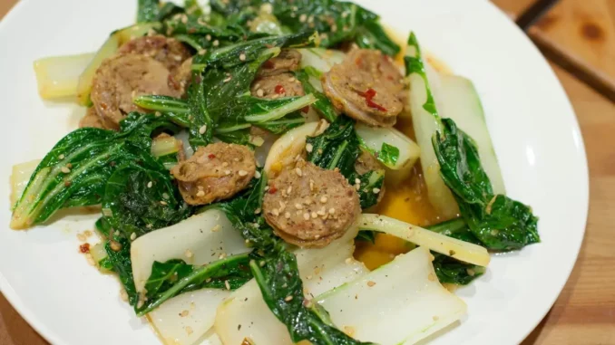 Sizzling Sausage and Bok Choy Stir-Fry: A Quick & Flavorful Weeknight Dinner Sizzling Sausage and Bok Choy Stir-Fry: A Quick & Flavorful Weeknight Dinner
