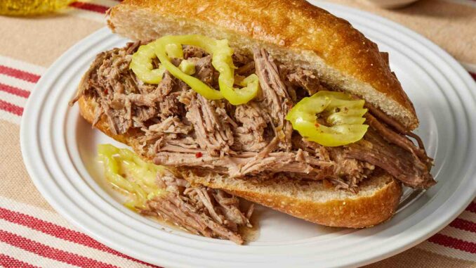 Ultimate Slow Cooker Italian Beef Sandwiches: Tender, Flavorful, and Effortless! Ultimate Slow Cooker Italian Beef Sandwiches: Tender, Flavorful, and Effortless!