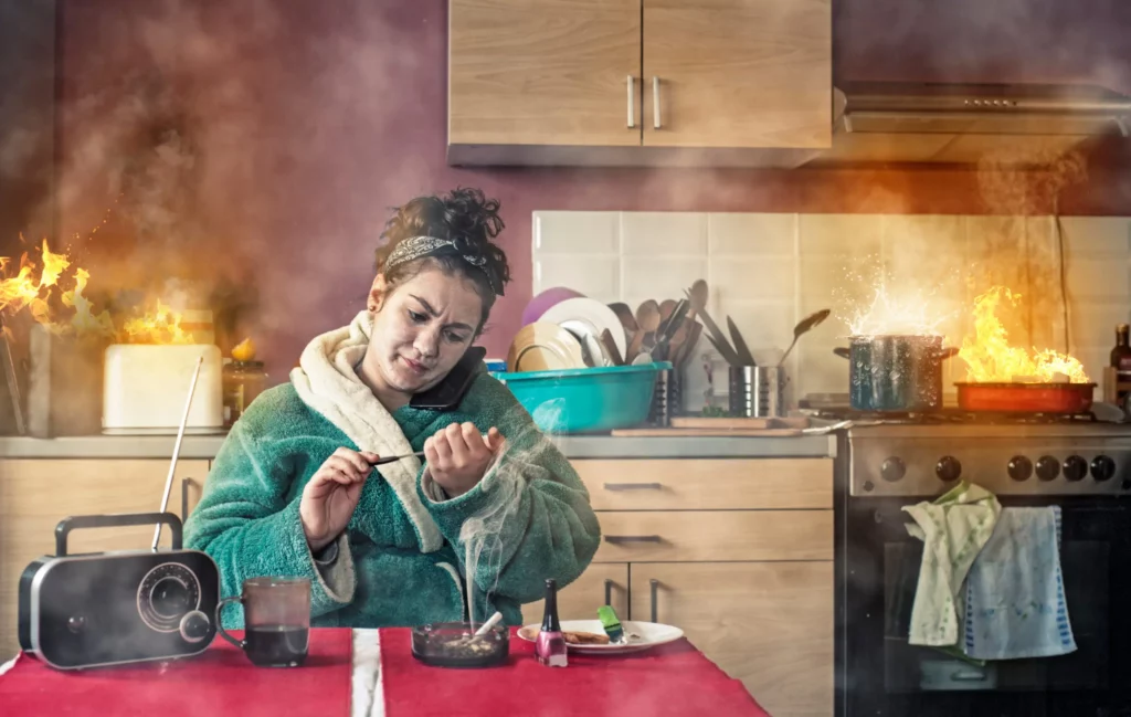 🔥 Oven Inferno: Common Cooking Mistakes That Can Cause a Fire (and How to Avoid Them!) 🔥