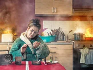 🔥 Oven Inferno: Common Cooking Mistakes That Can Cause a Fire (and How to Avoid Them!) 🔥